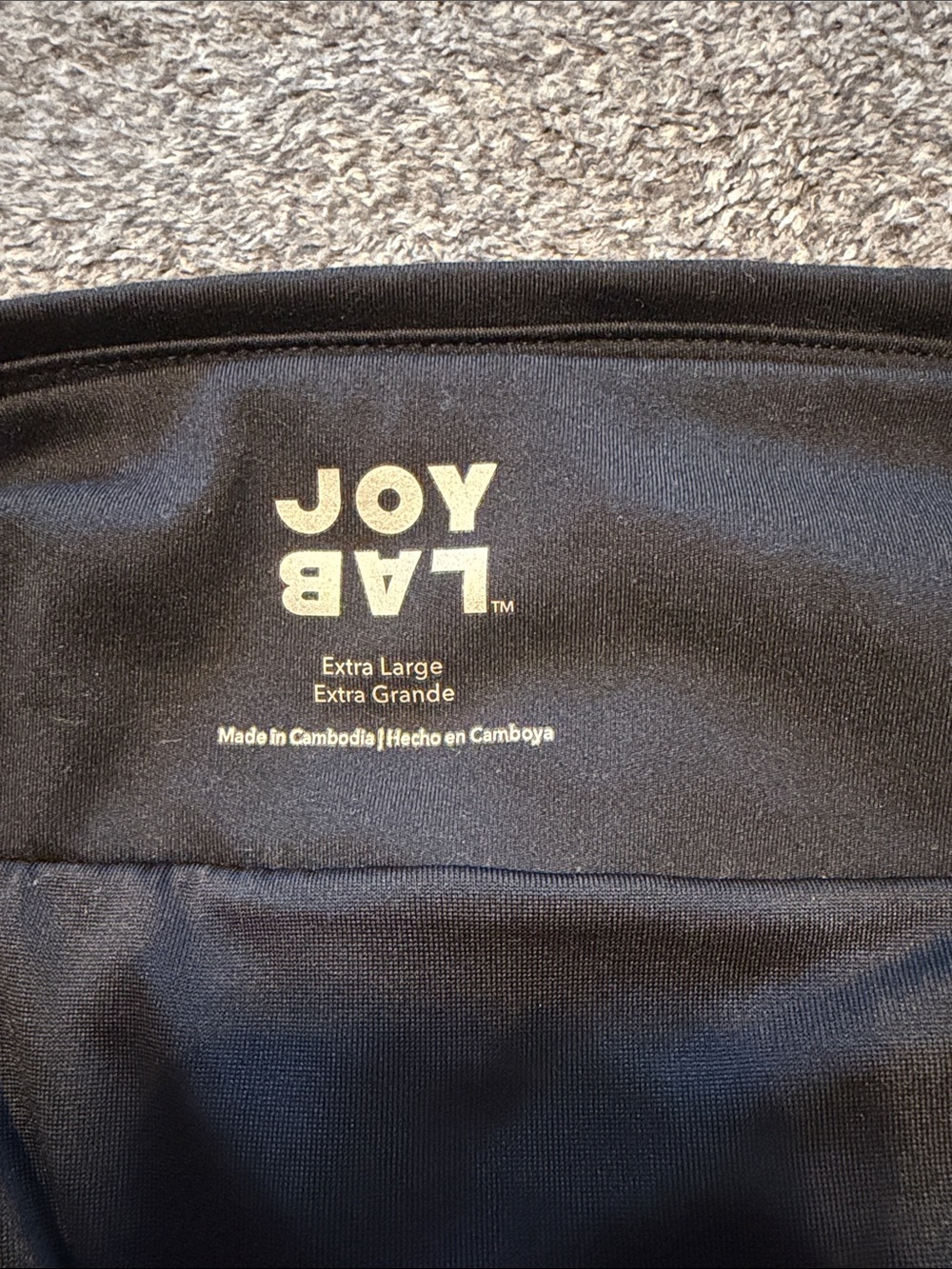 JoyLab Black Layered Workout Shorts - Picture 3 of 4